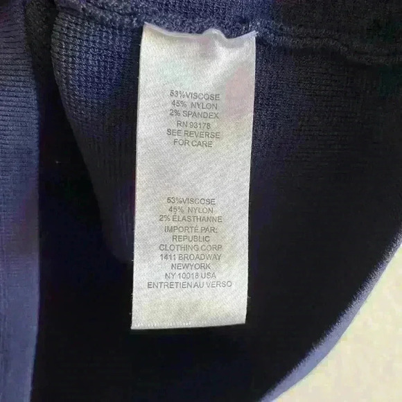 House of Harlow 1960 Revolve knit tank top navy blue Women size medium - Picture 7 of 8